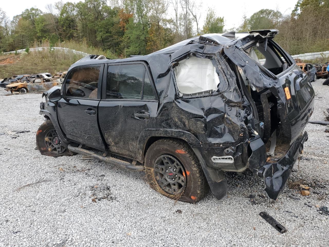 2020 Toyota 4Runner VIN JTEZU5JR5L5223580 Copart auction photo, all over / rollover damage thumbnail 2