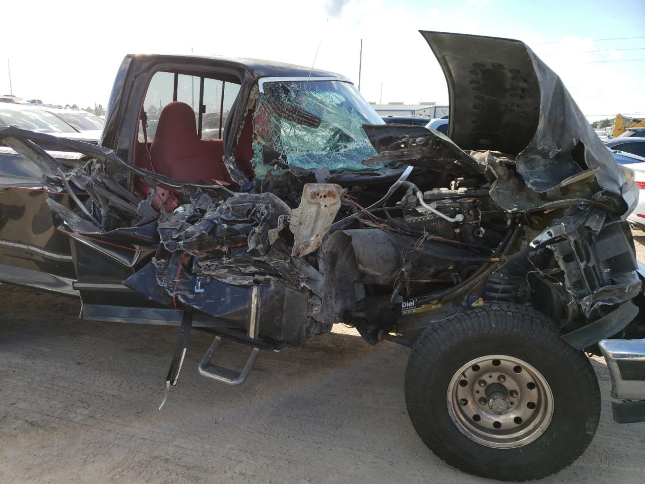 1996 Ford F-150 VIN 1FTEF14N2TLB43650 Copart auction photo, all over damage thumbnail 9