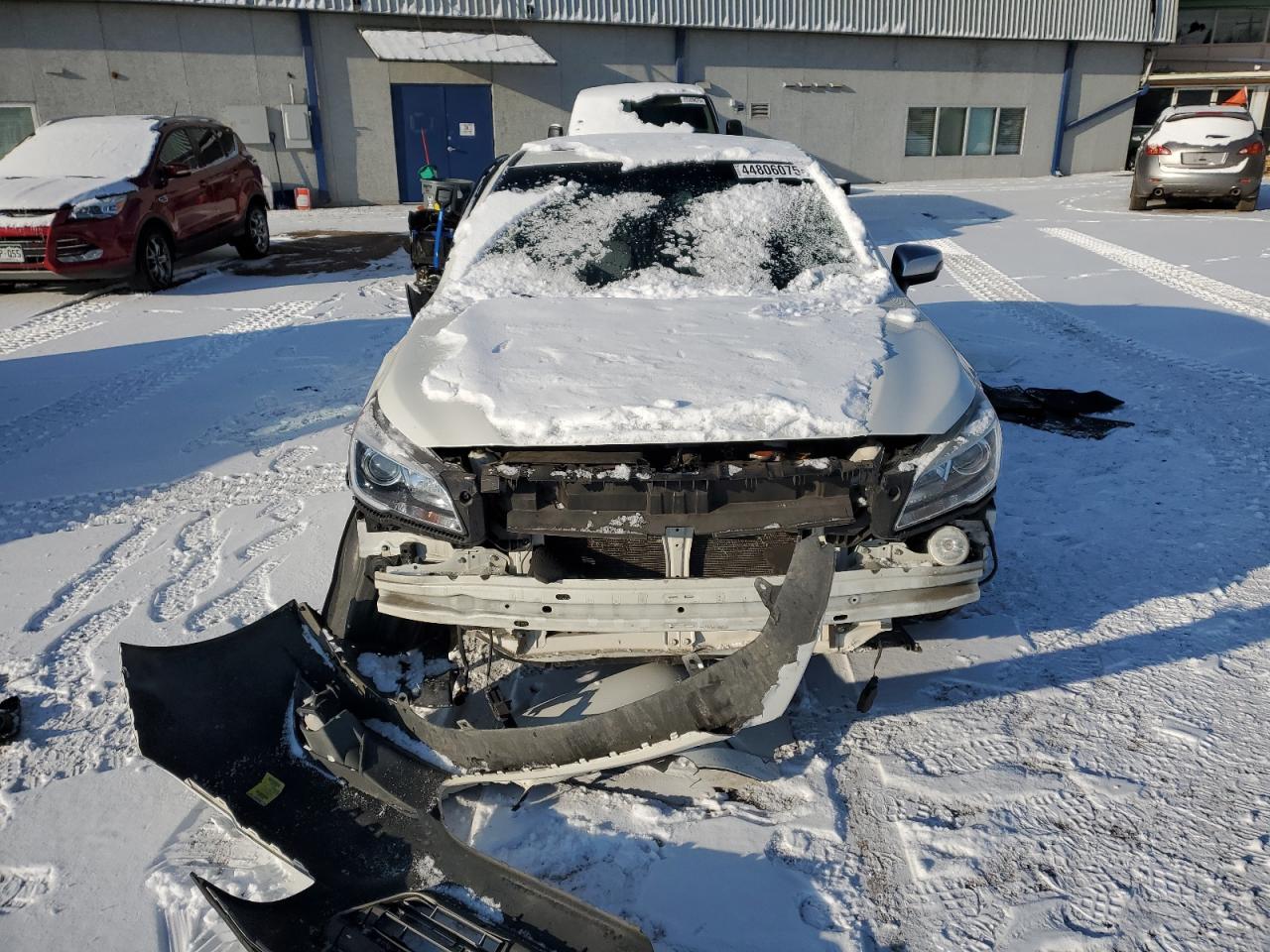2017 Subaru Legacy VIN 4S3BNAR68H3024600 Copart auction photo, side / front end damage thumbnail 5
