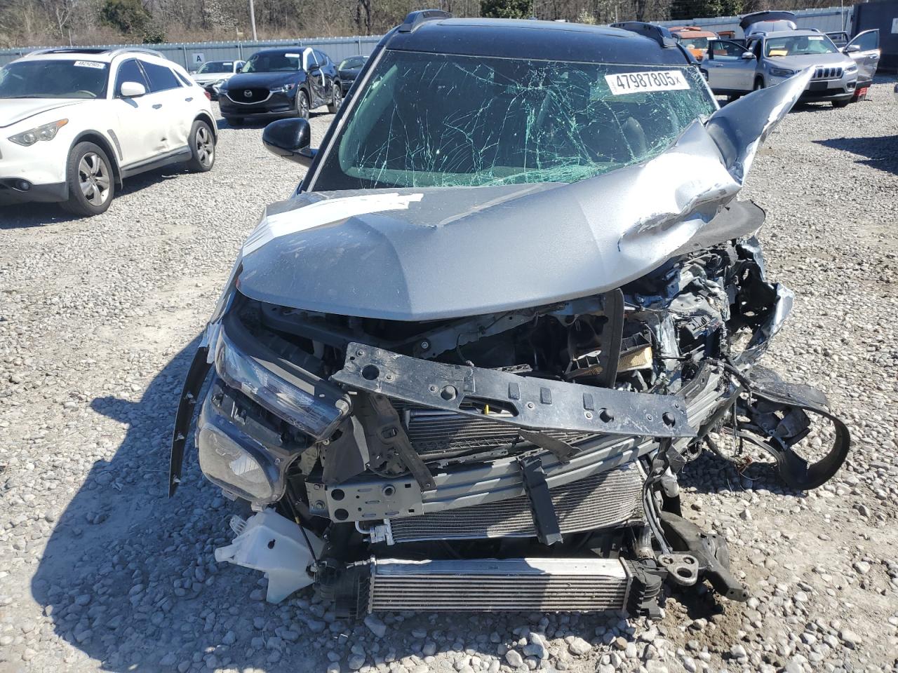2023 Chevrolet TrailBlazer VIN KL79MTSL7PB064584 Copart auction photo, front end / side damage thumbnail 12