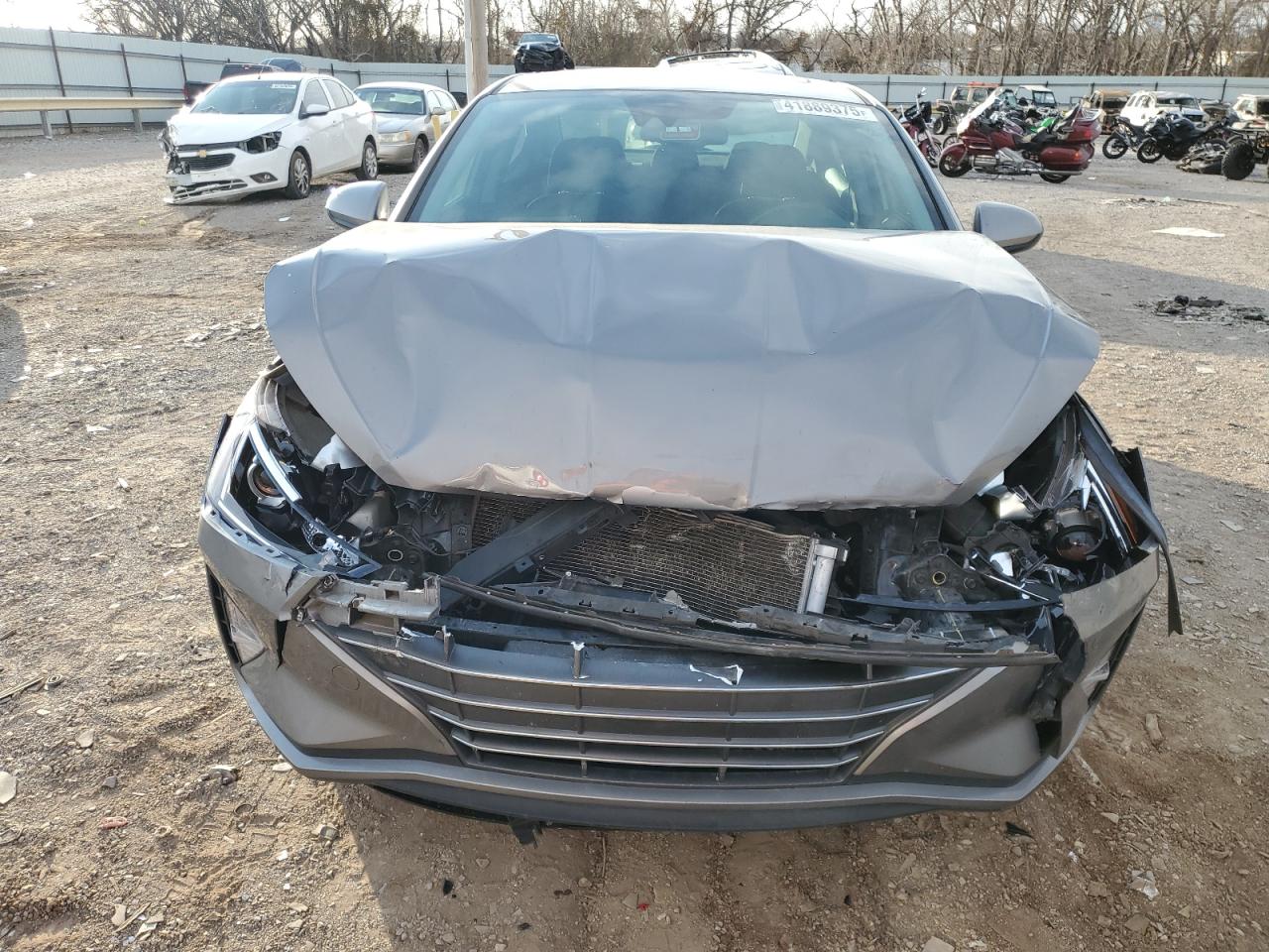 2020 Hyundai Elantra VIN KMHD84LF8LU030096 Copart auction photo, front end / minor dent/scratches damage thumbnail 5