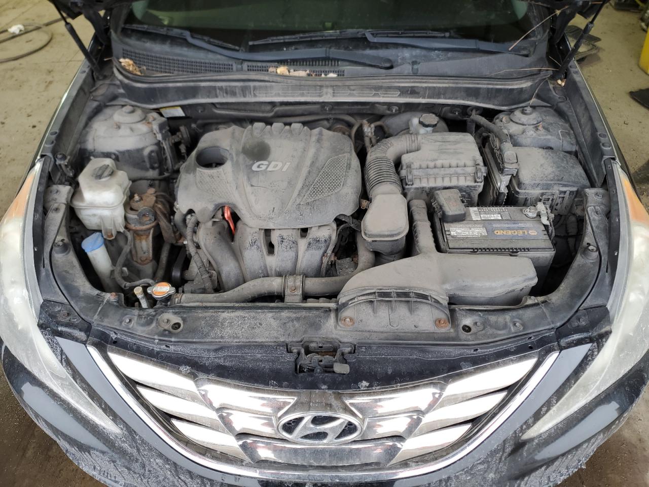 2011 Hyundai Sonata VIN 5NPEC4AC8BH244109 Copart auction photo, vandalism / front end damage thumbnail 11