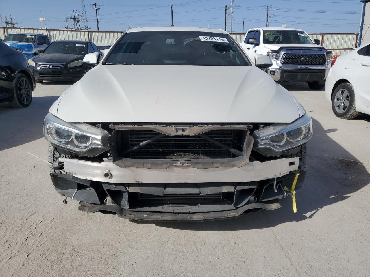 2015 BMW 4er VIN WBA3N3C56FK234418 Copart auction photo, front end / rear end damage thumbnail 5