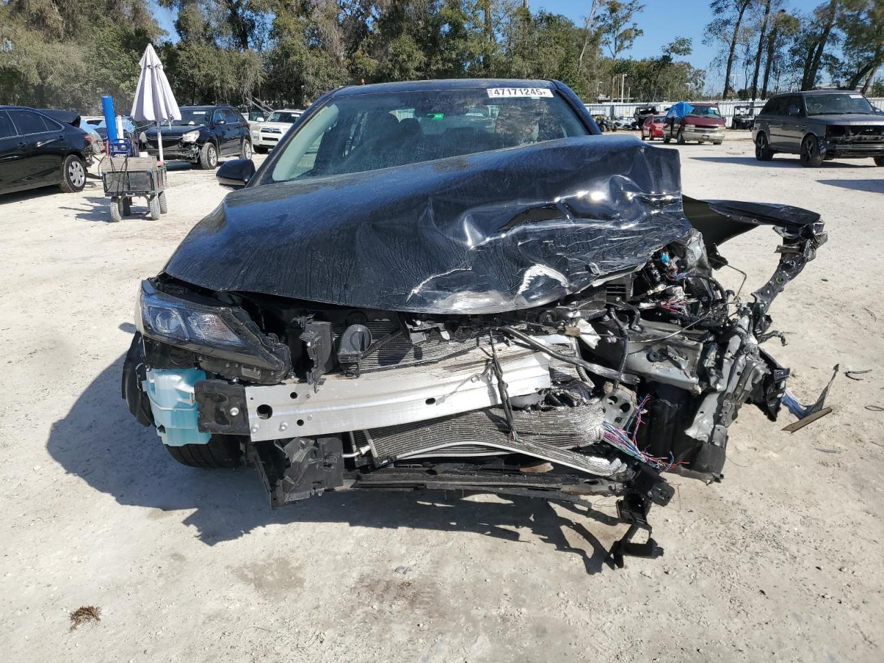 2023 Toyota Camry VIN 4T1G11AK1PU816585 Copart auction photo, front end / side damage thumbnail 5