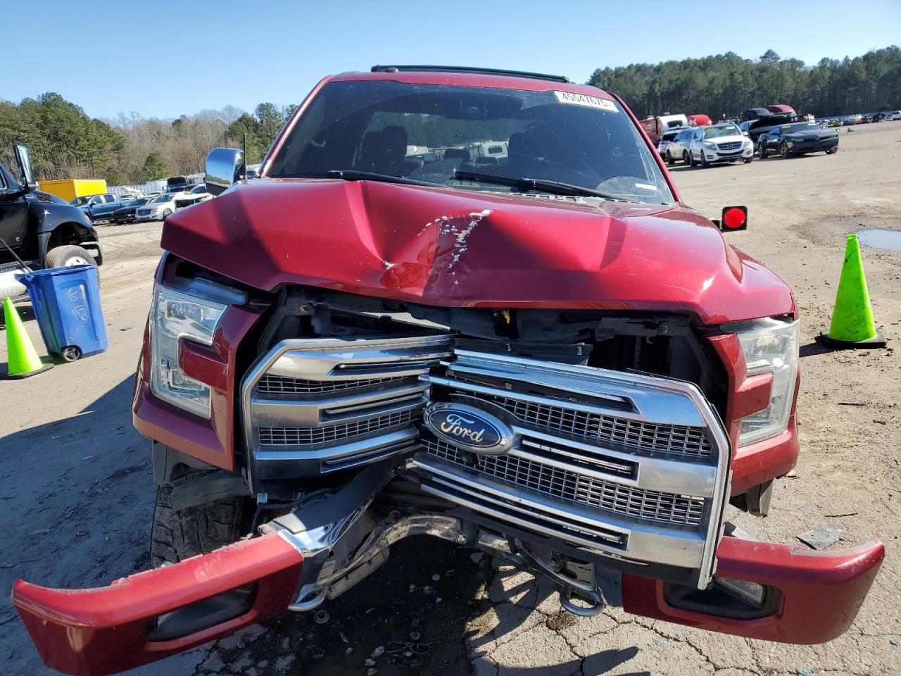 2015 Ford F-150 VIN 1FTEW1EFXFFA08720 Copart auction photo, all over damage thumbnail 5