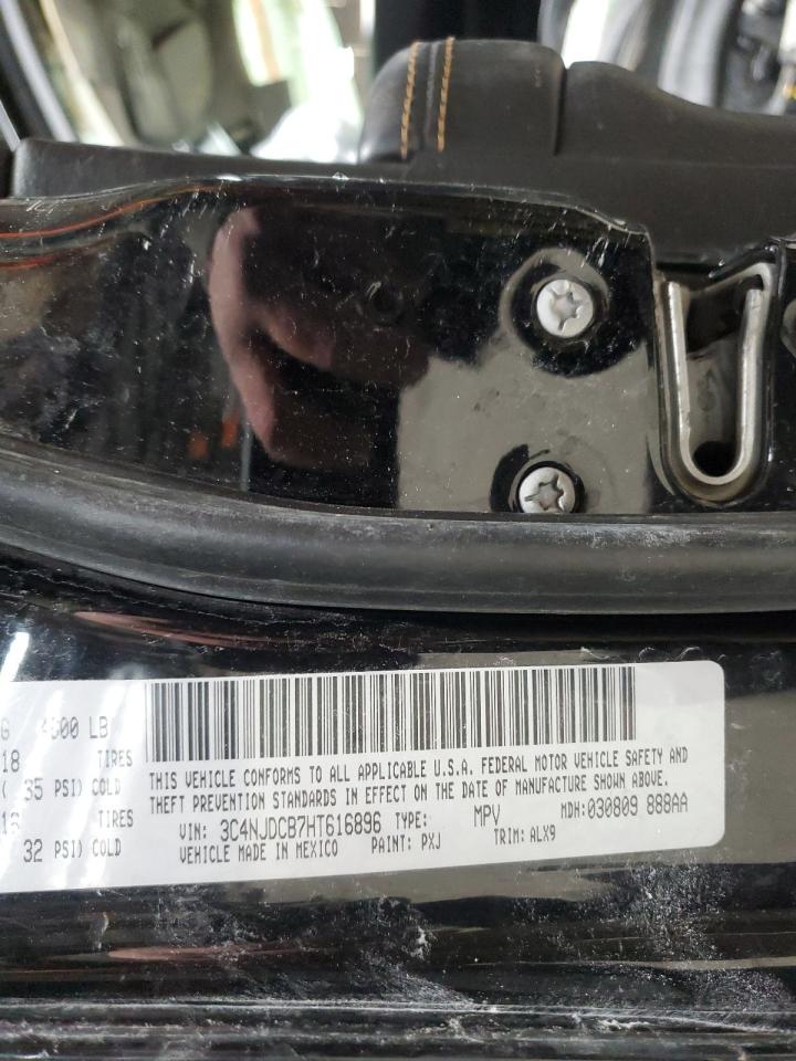 2017 Jeep Compass VIN 3C4NJDCB7HT616896 Copart auction photo, rollover damage thumbnail 15