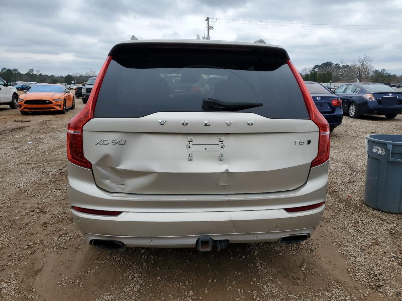 2016 Volvo XC90 VIN YV4A22PK6G1003214 Copart auction photo, all over damage thumbnail 6