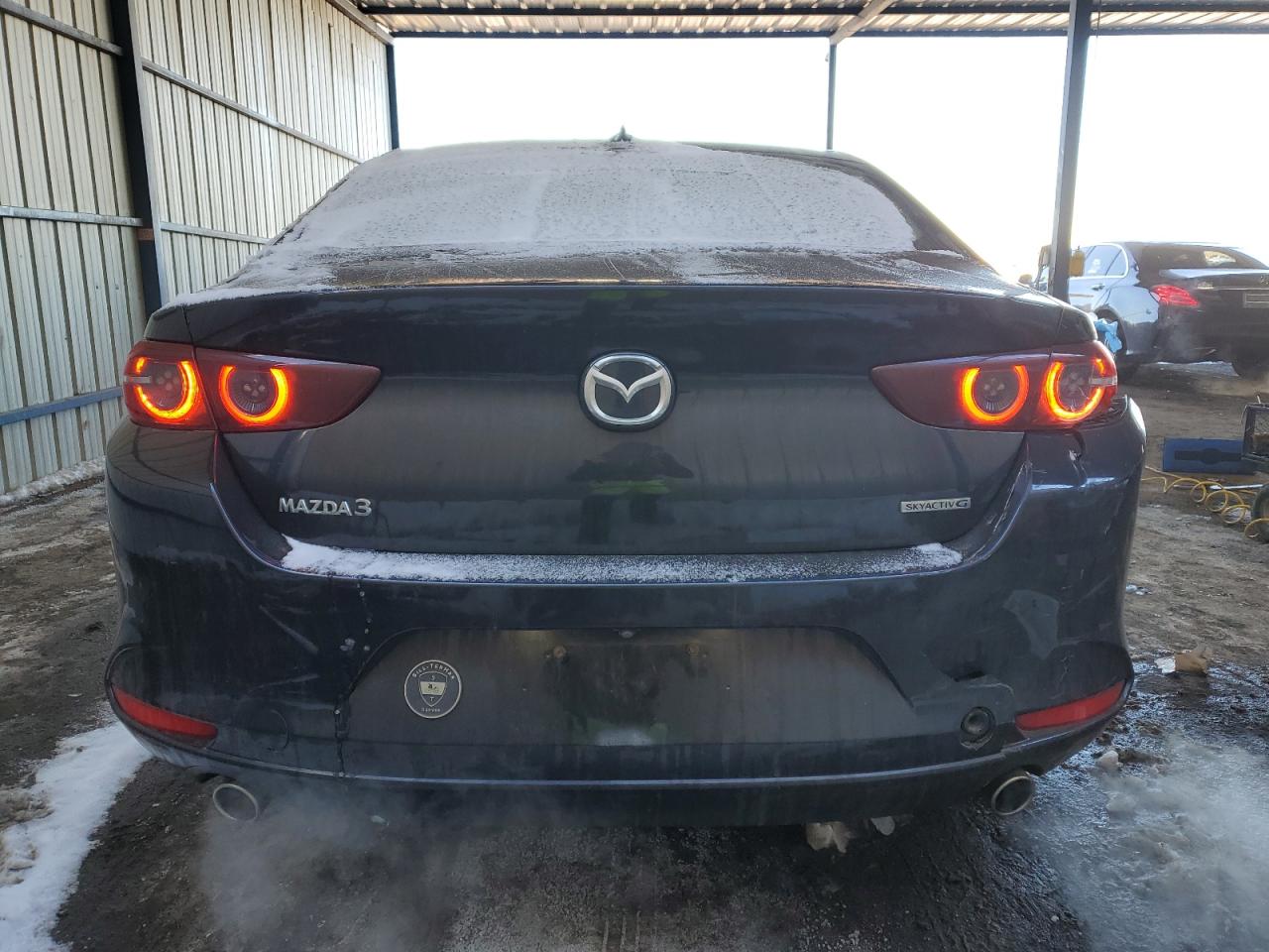 2019 Mazda 3 VIN 3MZBPAEM4KM105014 Copart auction photo, front end damage thumbnail 6