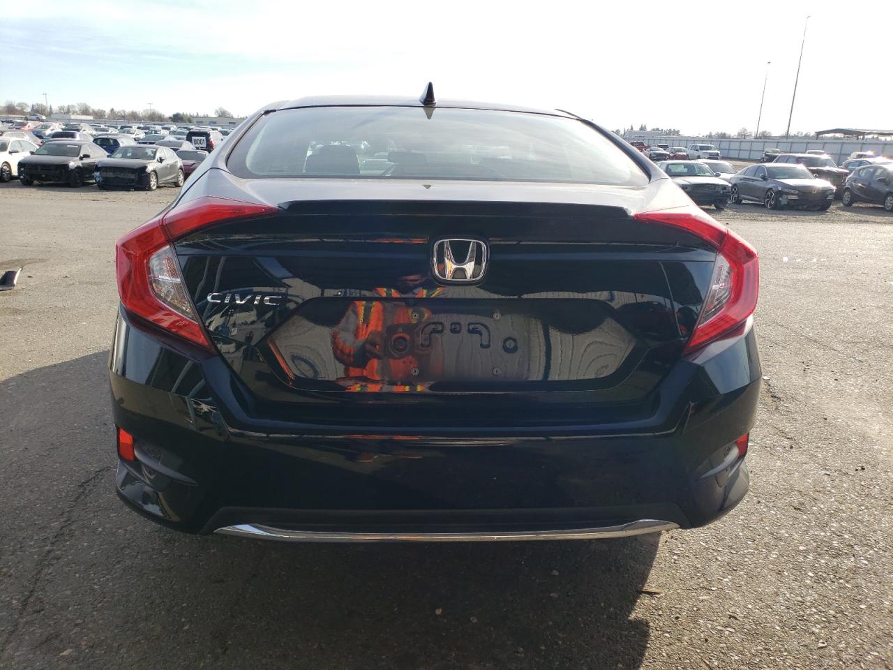 2019 Honda Civic VIN 19XFC1F38KE212311 Copart auction photo, front end damage thumbnail 6