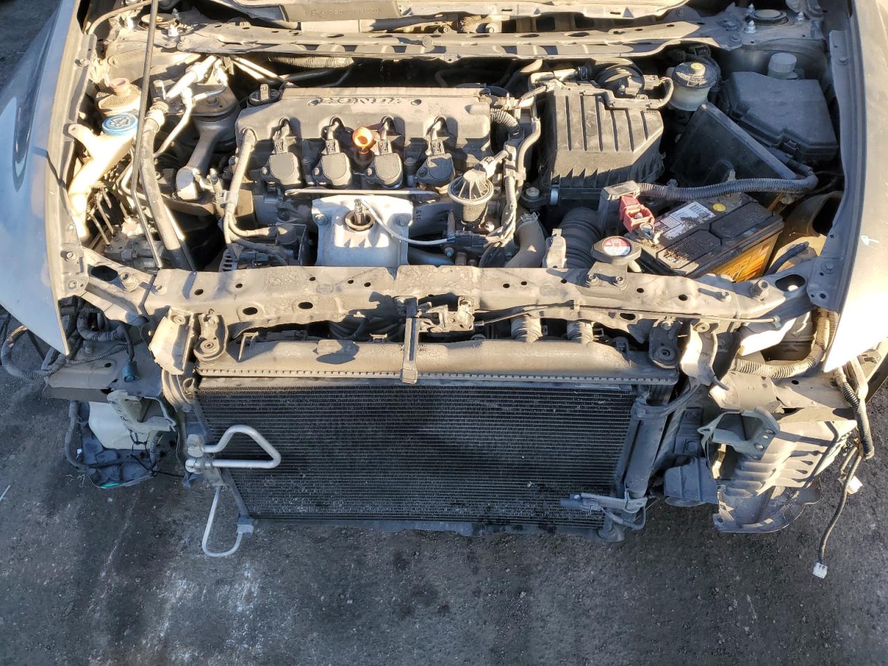 2007 Honda Civic VIN 1HGFA15807L111220 Copart auction photo, front end damage thumbnail 11