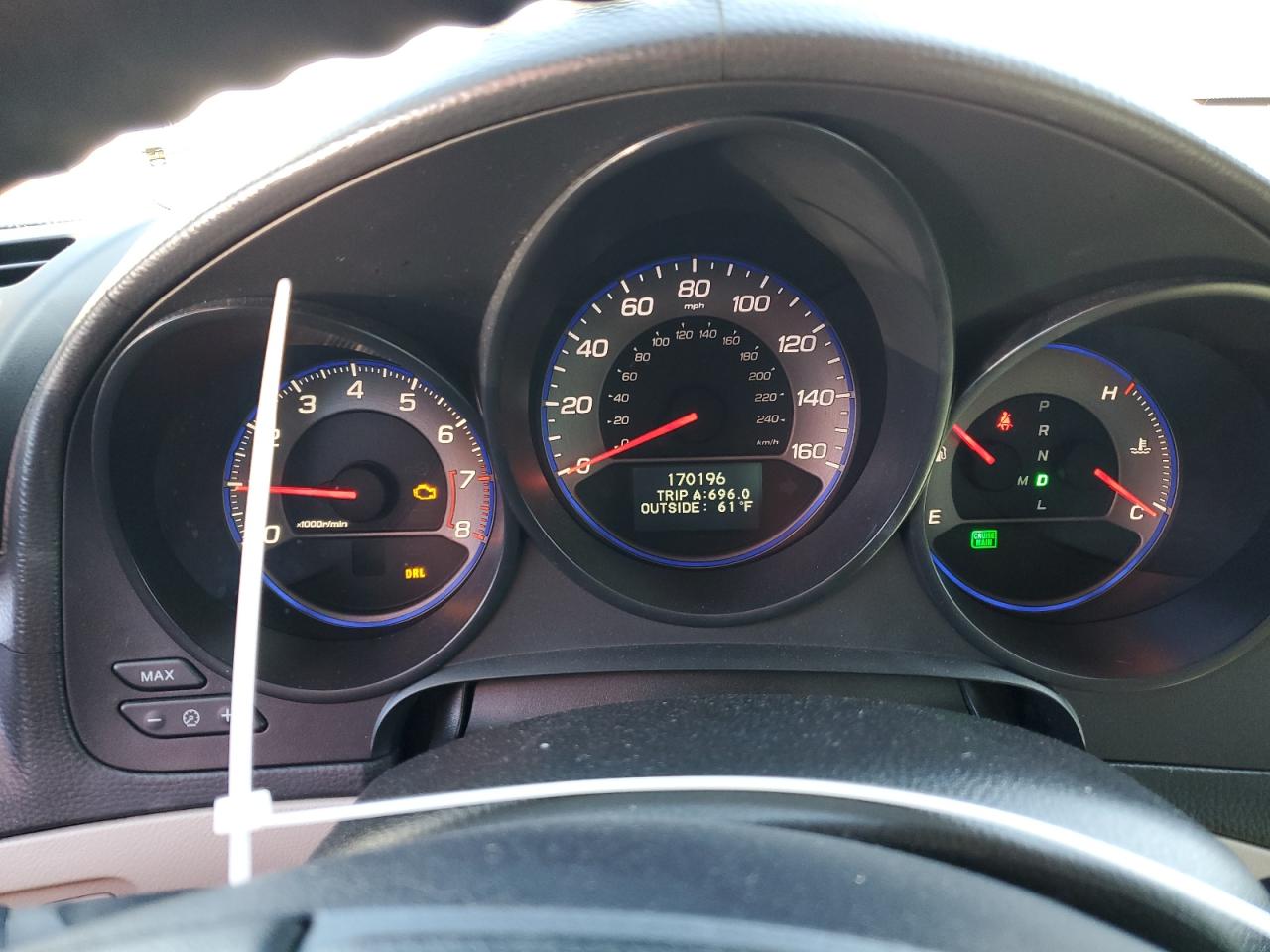 2007 Acura TL VIN 19UUA66217A037395 Copart auction photo, front end damage thumbnail 9