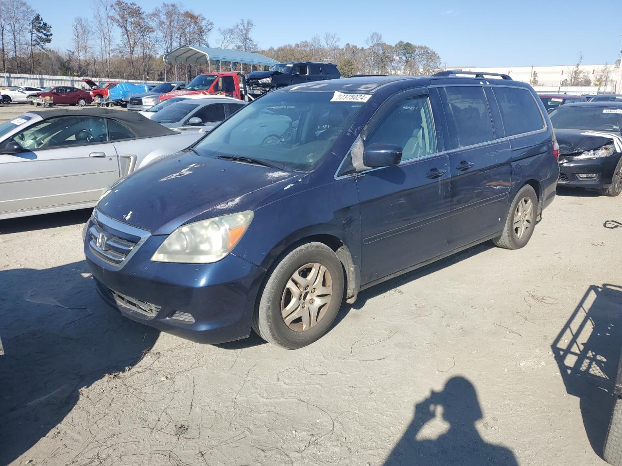 2007 Honda Odyssey VIN 5FNRL38617B109958