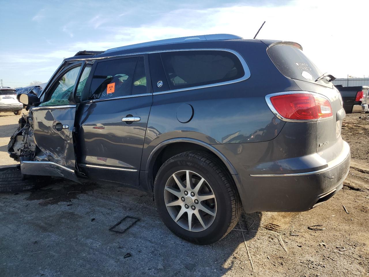2014 Buick Enclave VIN 5GAKRBKDXEJ249919 Copart auction photo, all over damage thumbnail 2