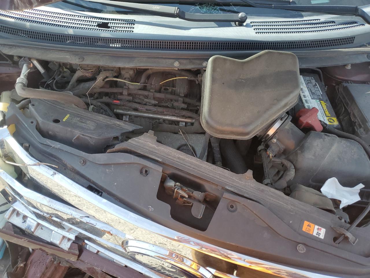 2010 Ford Edge VIN 2FMDK4KC2ABB03393 Copart auction photo, front end / side damage thumbnail 12