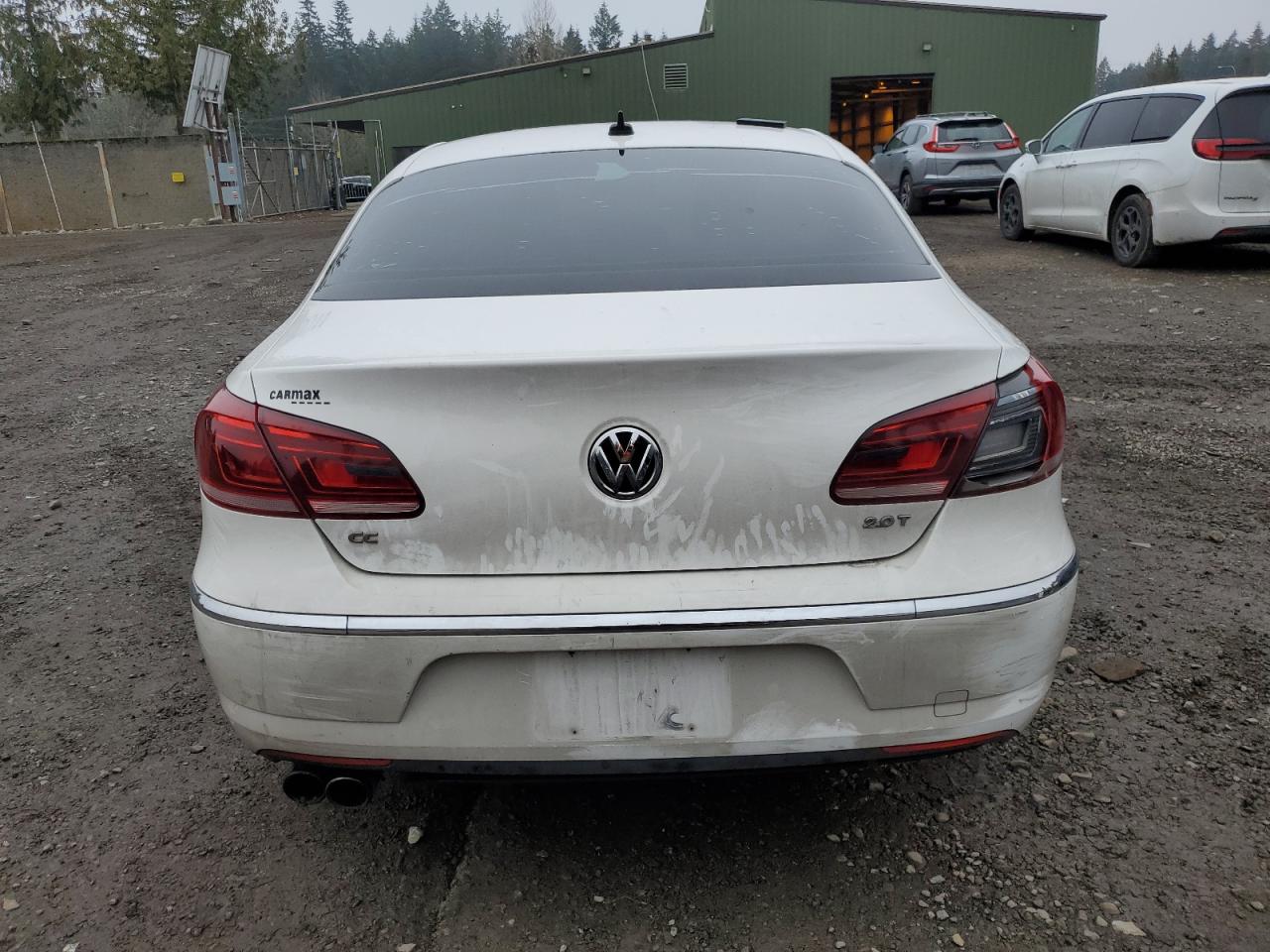 2014 Volkswagen Passat CC VIN WVWBP7ANXEE512561 Copart auction photo, all over damage thumbnail 6