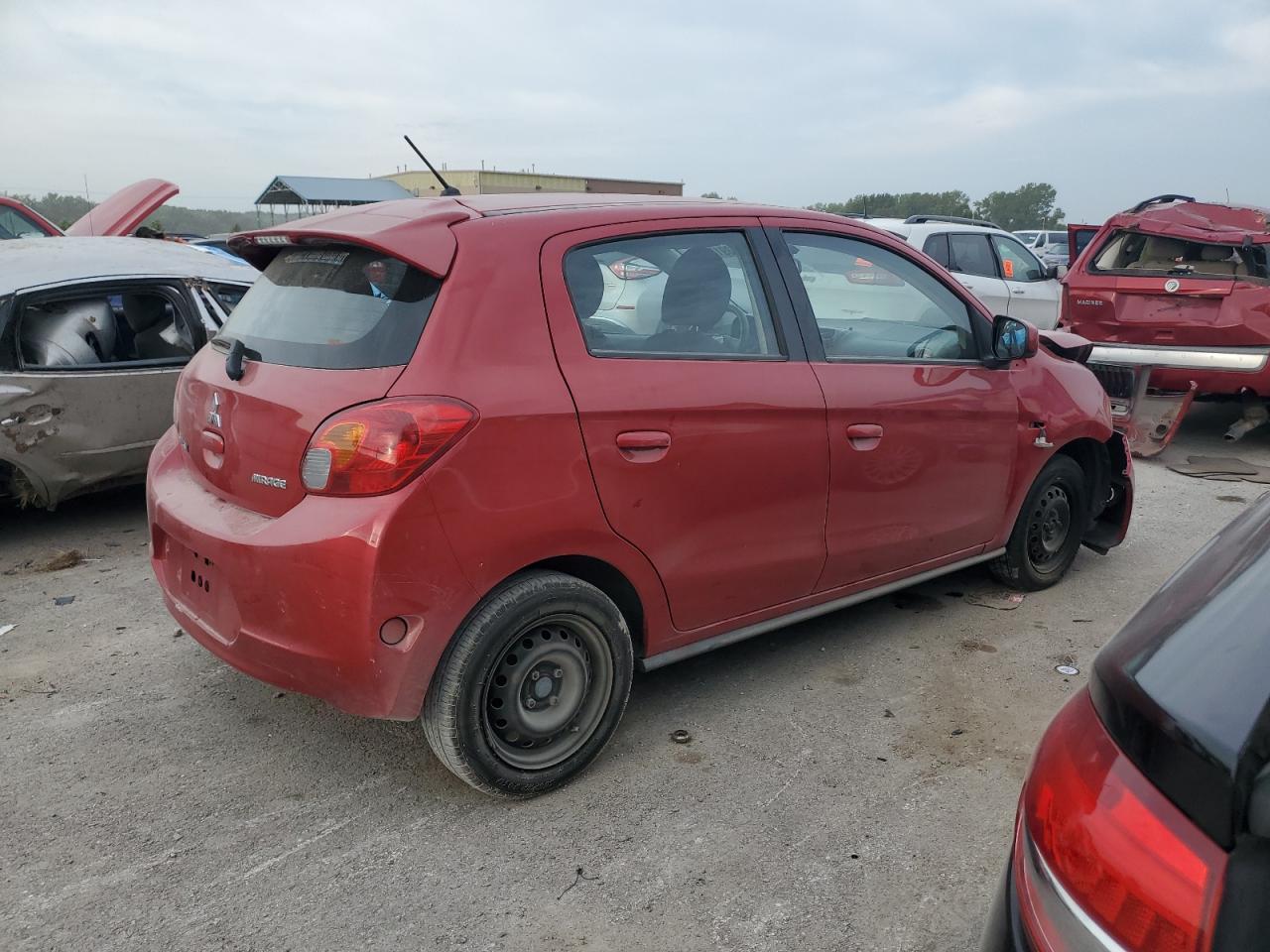 2015 Mitsubishi Mirage VIN ML32A3HJ4FH056296 Copart auction photo, front end damage thumbnail 3