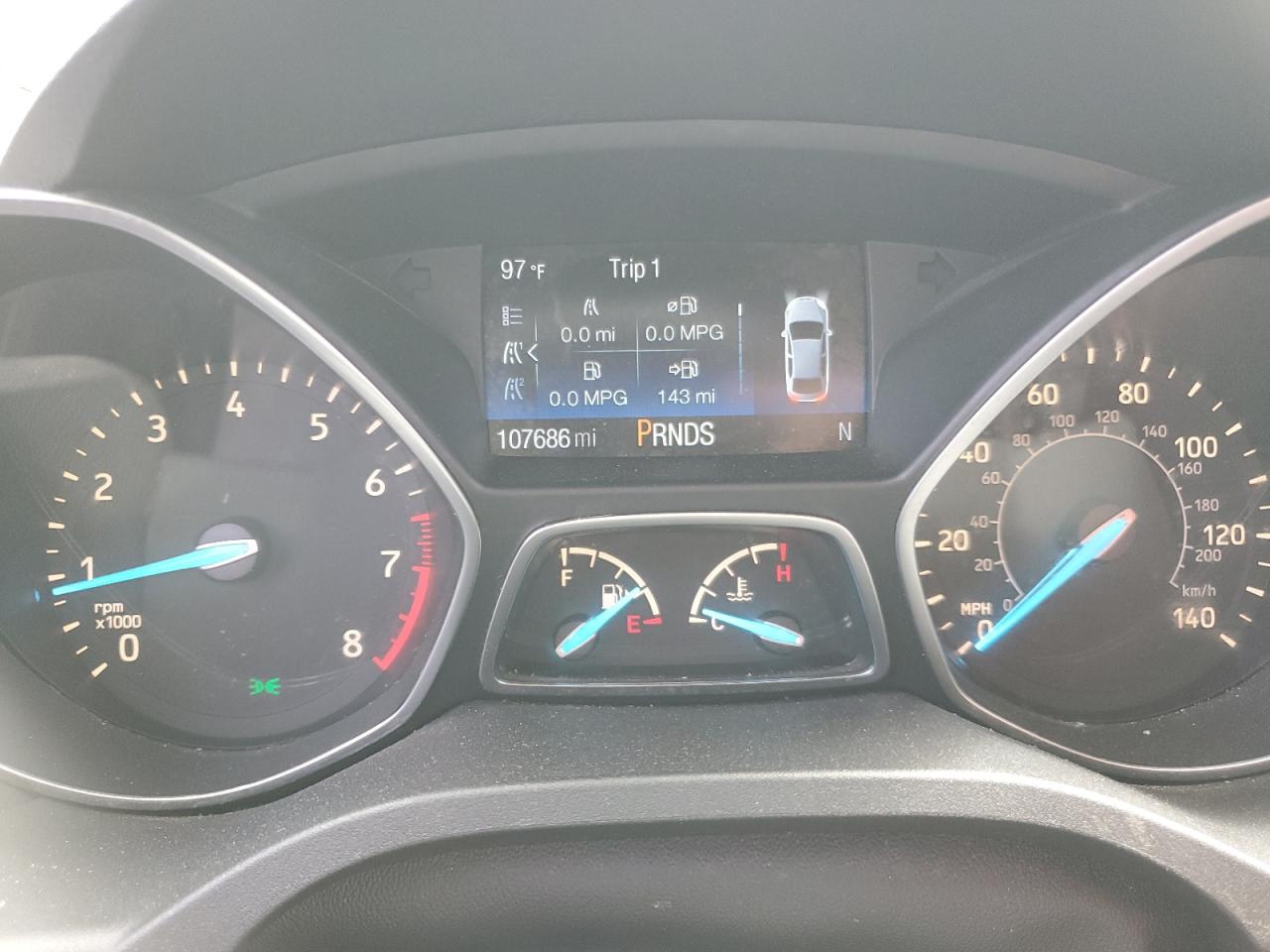 2018 Ford Escape VIN 1FMCU0F73JUA33330 Copart auction photo, front end / minor dent/scratches damage thumbnail 9