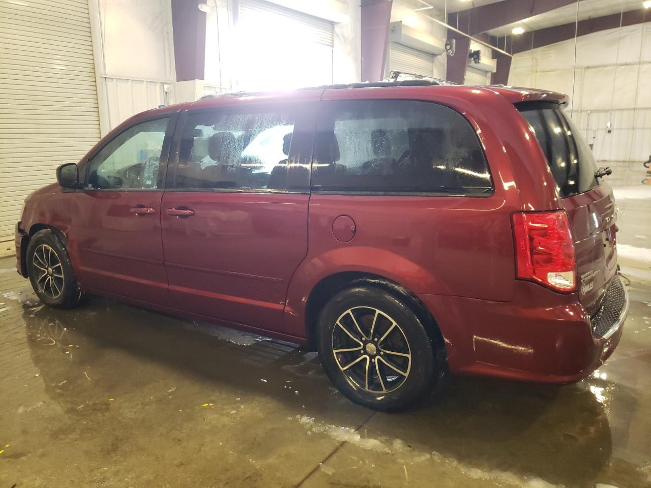 2017 Dodge Caravan VIN 2C4RDGEG7HR600865 Copart auction photo, front end / side damage thumbnail 2