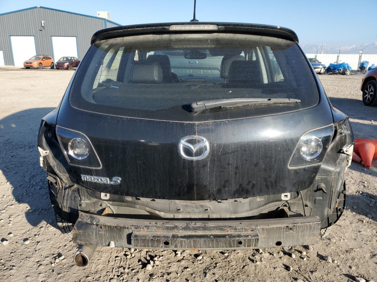 2008 Mazda 3 VIN JM1BK343981178276 Copart auction photo, rear end damage thumbnail 6