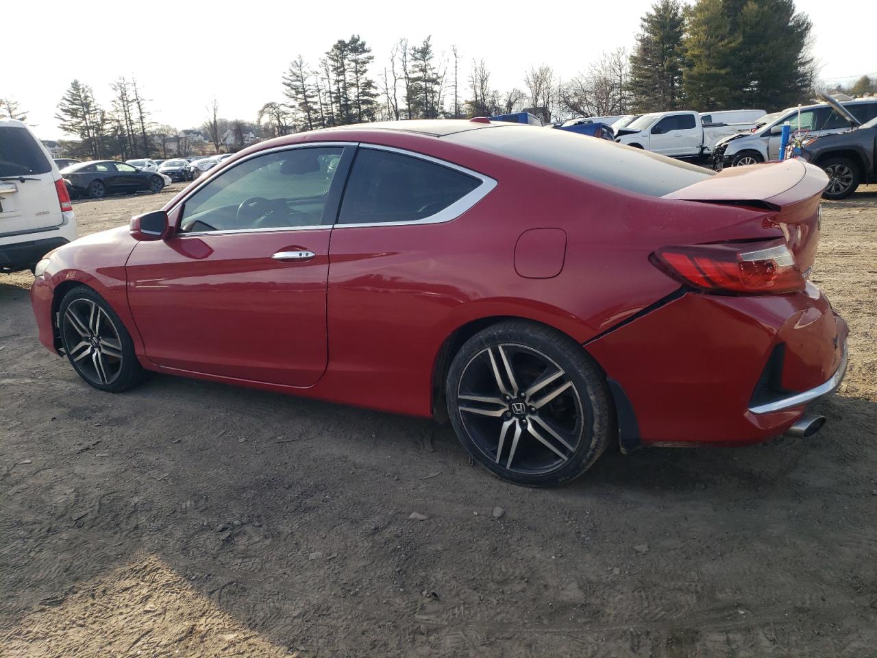 2016 Honda Accord VIN 1HGCT2B0XGA001613 Copart auction photo, rear end / front end damage thumbnail 2