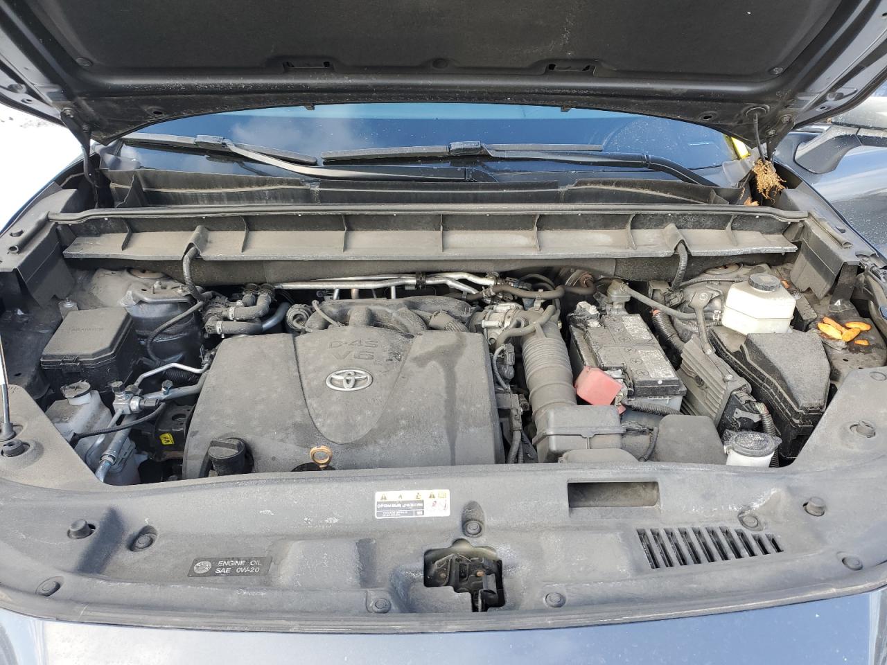 2020 Toyota Highlander VIN 5TDGZRBH4LS004551 Copart auction photo, missing/altered vin / front end damage thumbnail 12
