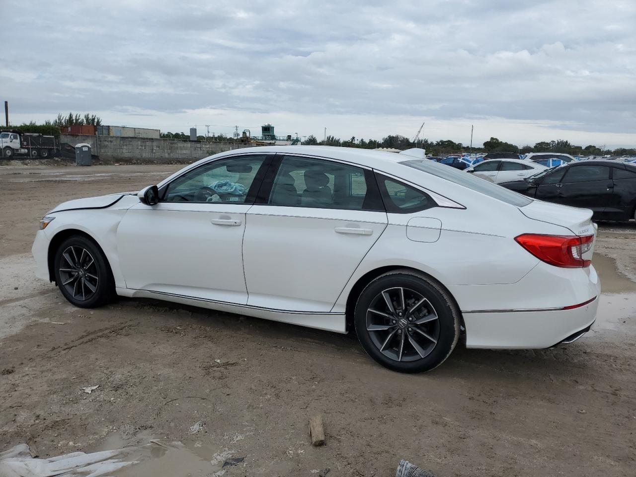 2021 Honda Accord VIN 1HGCV1F55MA029910 Copart auction photo, front end / side damage thumbnail 2