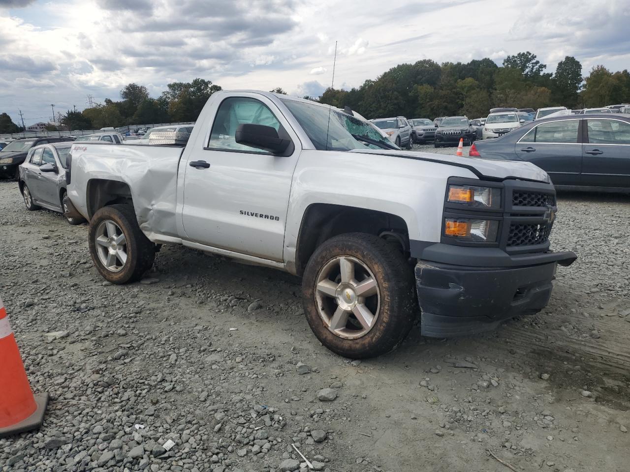 2015 Chevrolet Silverado VIN 1GCNKPEC6FZ408387 Copart auction photo, all over damage thumbnail 4