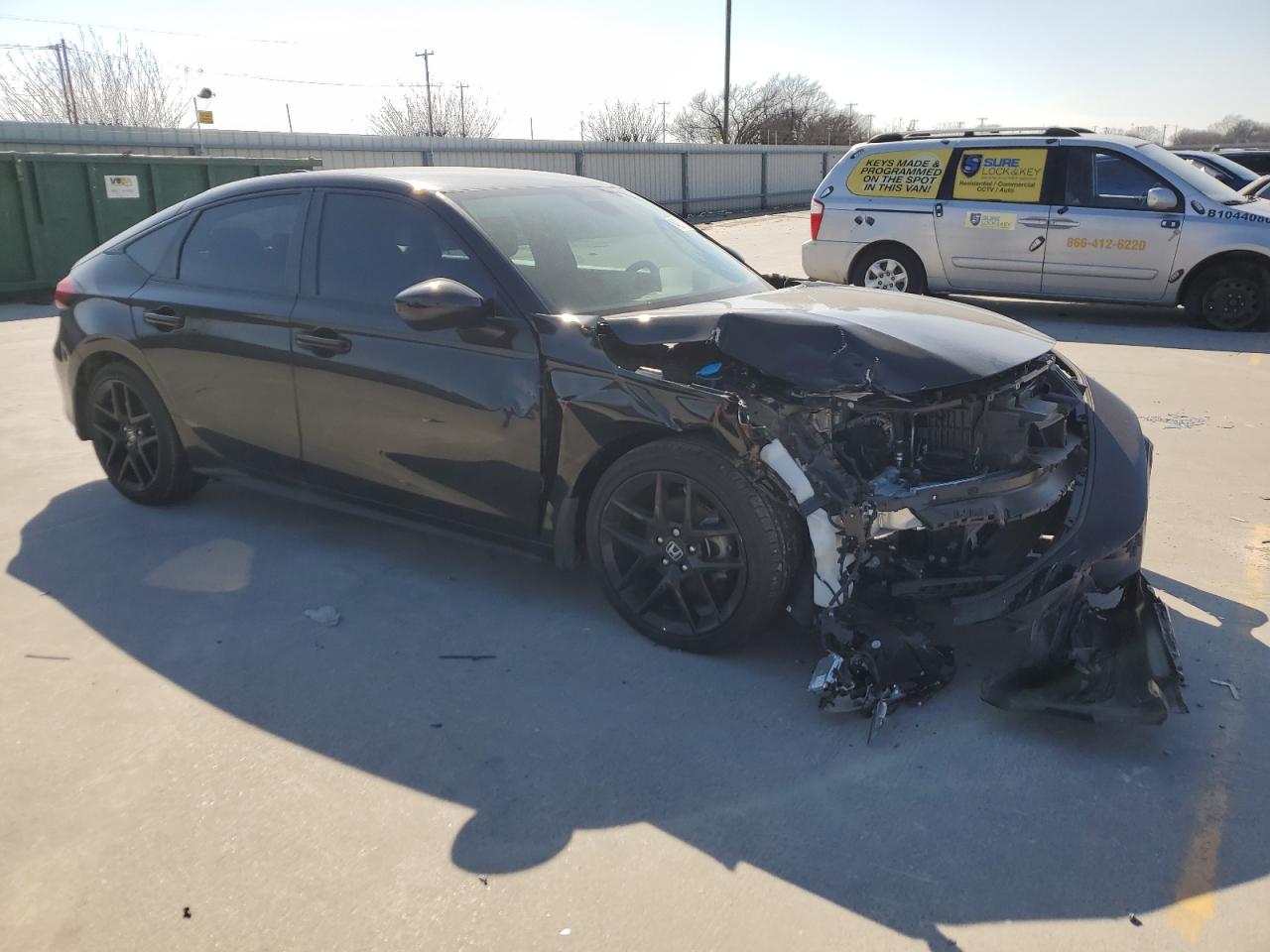 2024 Honda Civic VIN 19XFL2H86RE020149 Copart auction photo, front end damage thumbnail 4