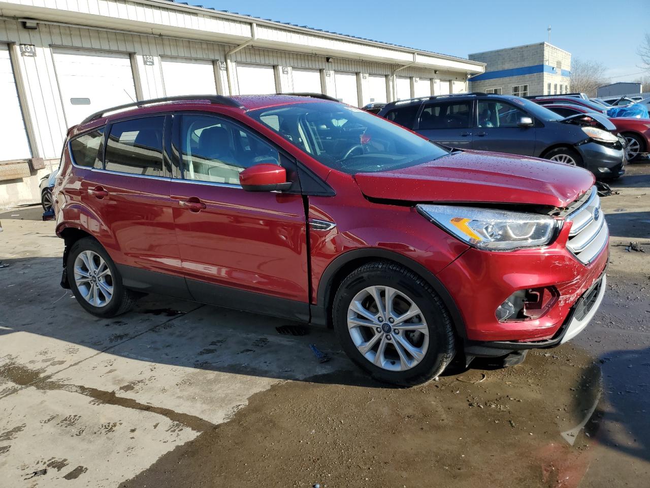 2019 Ford Escape VIN 1FMCU0HD1KUC49973 Copart auction photo, all over damage thumbnail 4