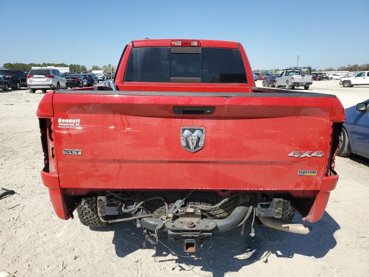 2017 RAM 1500 VIN 1C6RR7GG2HS724885 Copart auction photo, side / rear end damage thumbnail 6