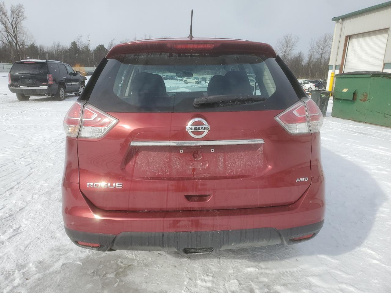 2015 Nissan Rogue VIN KNMAT2MV1FP586267 Copart auction photo, front end damage thumbnail 6