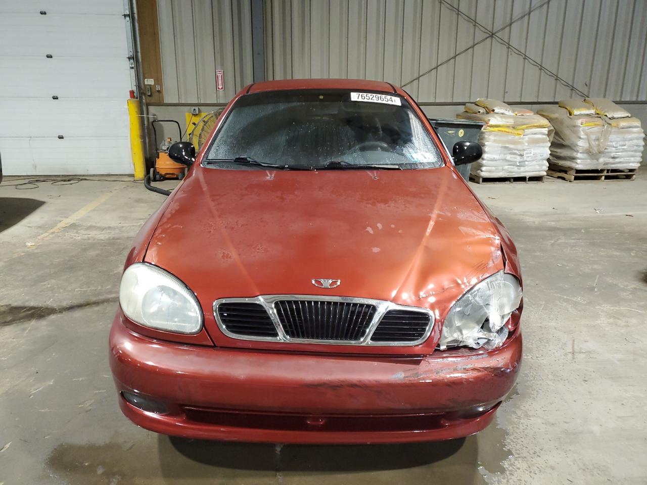 2001 Daewoo Lanos VIN KLATA22641B635307 Copart auction photo, front end damage thumbnail 5