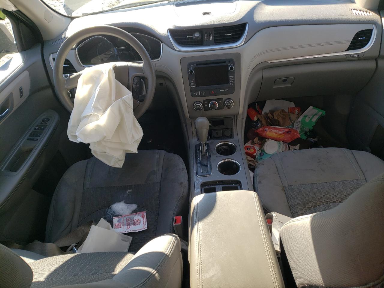 2015 Chevrolet Traverse VIN 1GNKRFKD2FJ187561 Copart auction photo, all over damage thumbnail 8