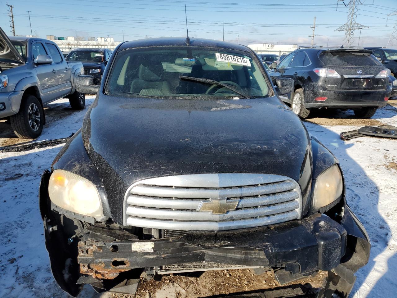 2010 Chevrolet HHR VIN 3GNBABDB4AS558674 Copart auction photo, front end / rear end damage thumbnail 5