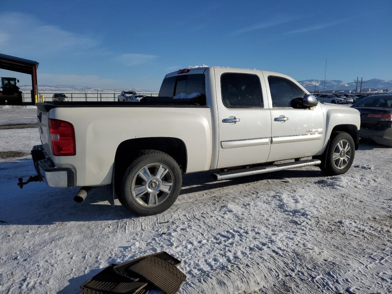2012 Chevrolet Silverado VIN 3GCPKTE71CG105534 Copart auction photo, front end / minor dent/scratches damage thumbnail 3