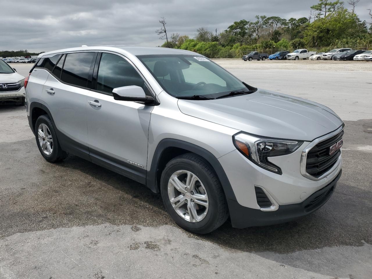 2018 GMC Terrain VIN 3GKALMEV0JL401600 Copart auction photo, rear end / front end damage thumbnail 4
