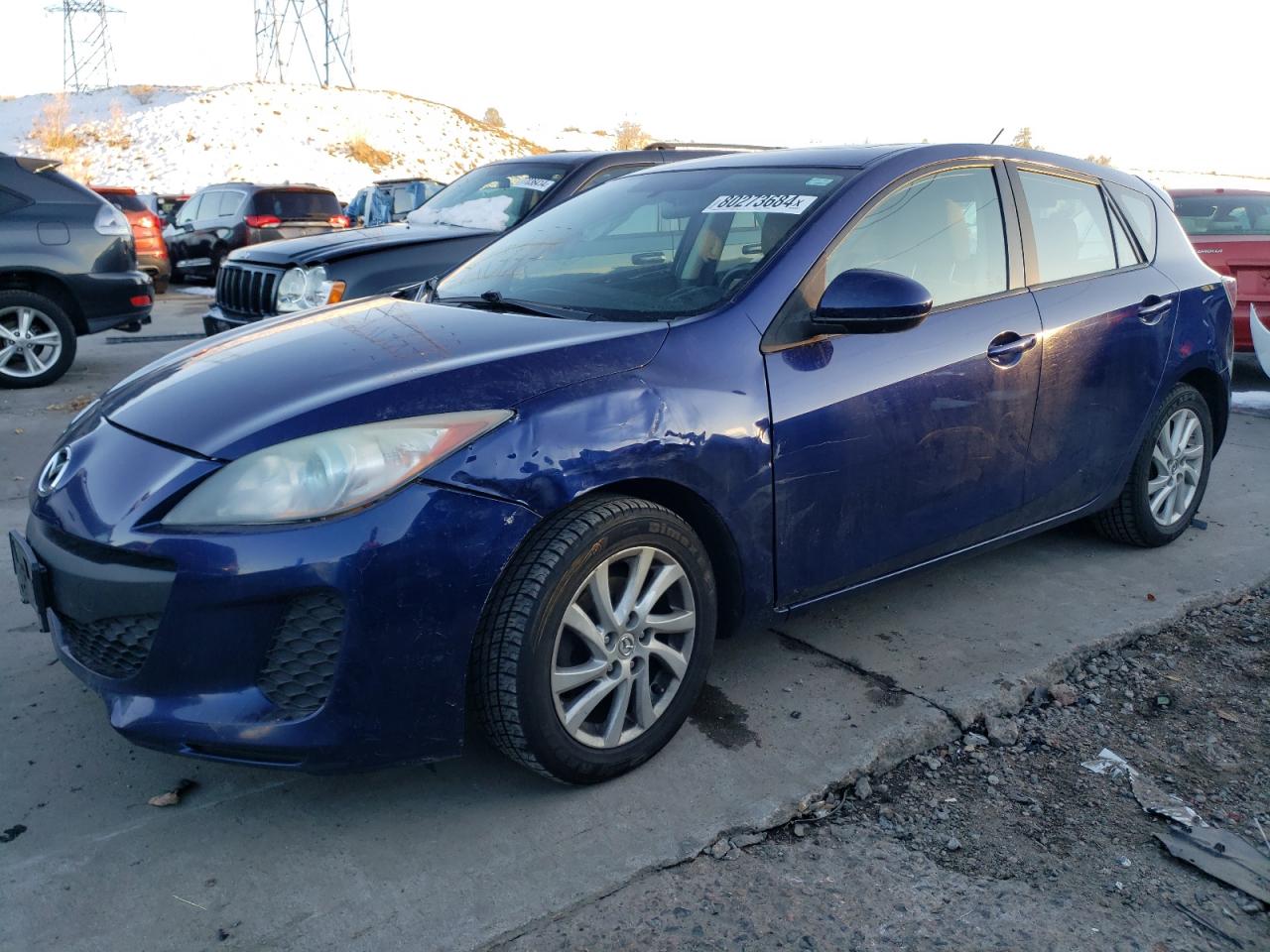 2012 Mazda 3 VIN JM1BL1L8XC1598202