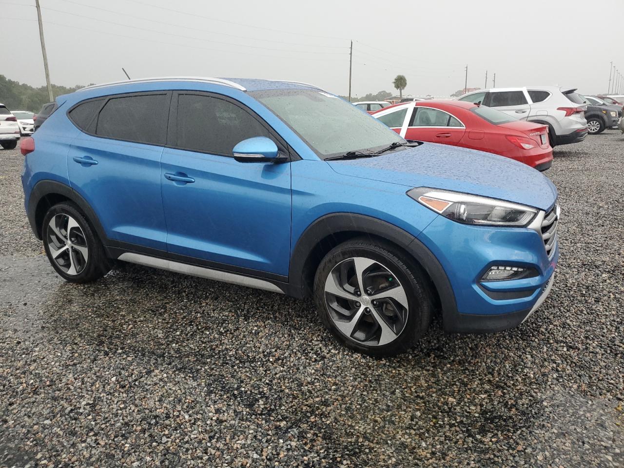 2017 Hyundai Tucson VIN KM8J33A24HU530307 Copart auction photo, water/flood damage thumbnail 4