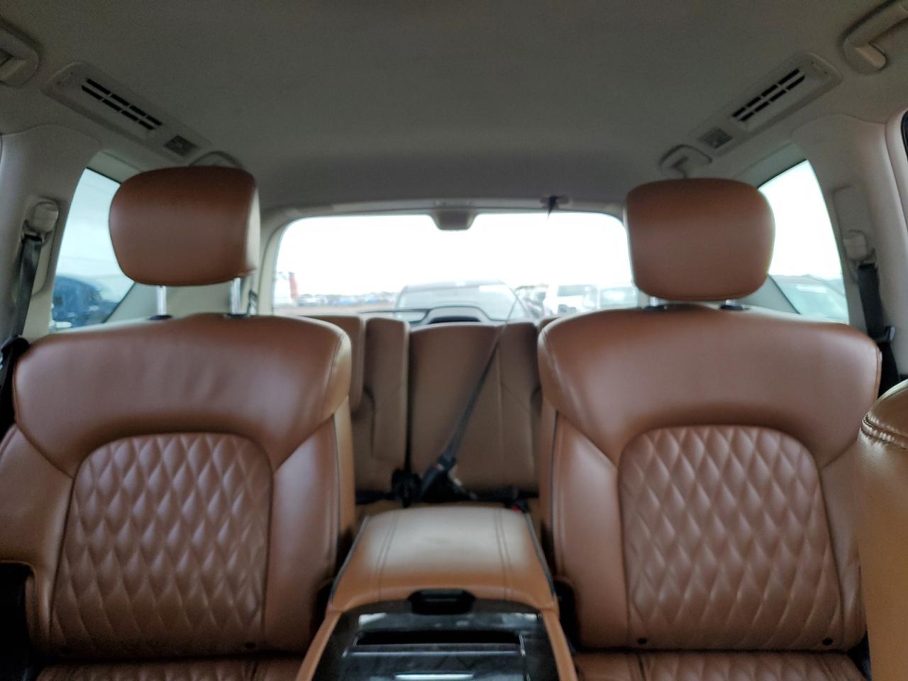 2018 Infiniti QX80 VIN JN8AZ2NF1J9660004 Copart auction photo, rear end / undercarriage damage thumbnail 10