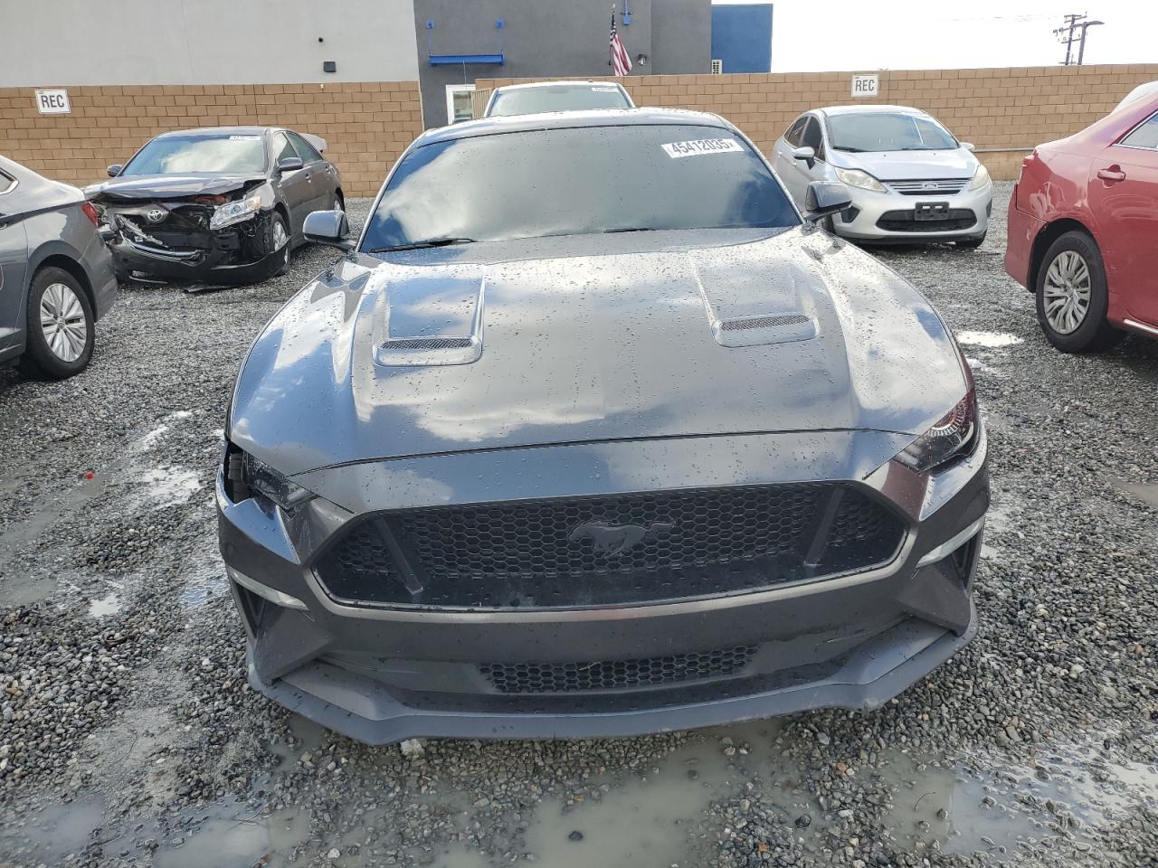 2019 Ford Mustang VIN 1FA6P8CF2K5134945 Copart auction photo, front end / minor dent/scratches damage thumbnail 5