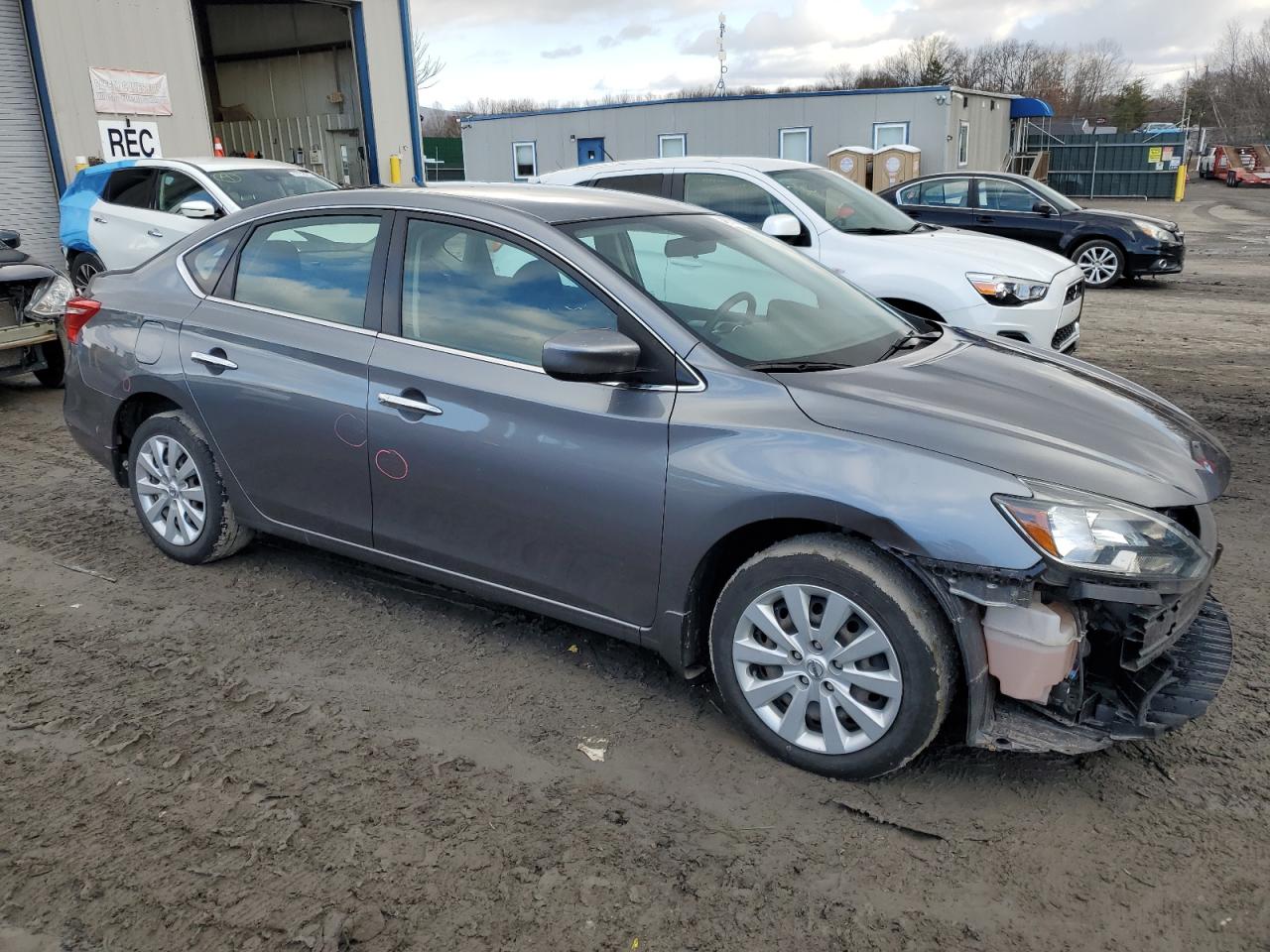 2019 Nissan Sentra VIN 3N1AB7AP7KY446600 Copart auction photo, front end damage thumbnail 4