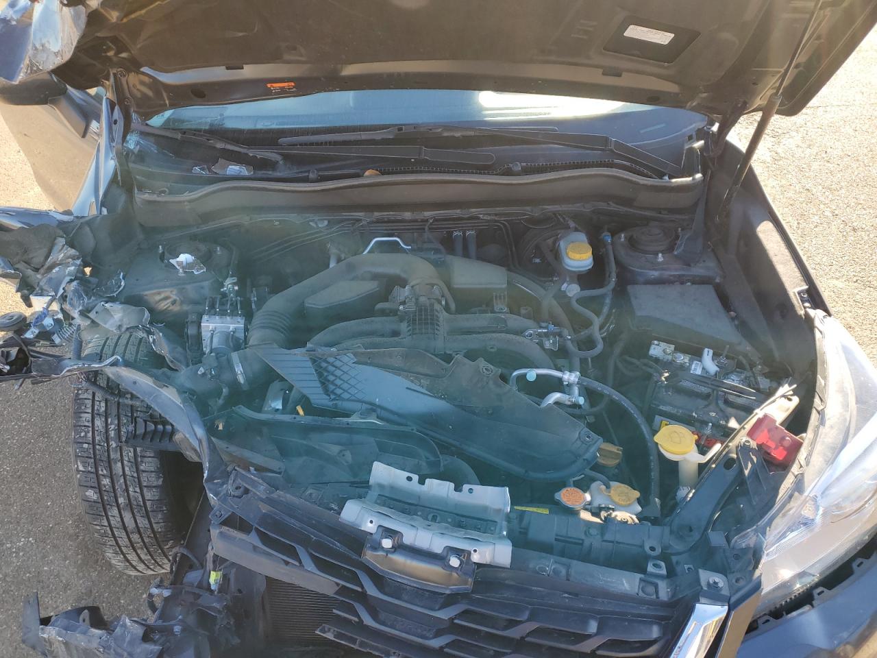 2018 Subaru Forester VIN JF2SJADC3JH600774 Copart auction photo, front end / side damage thumbnail 14