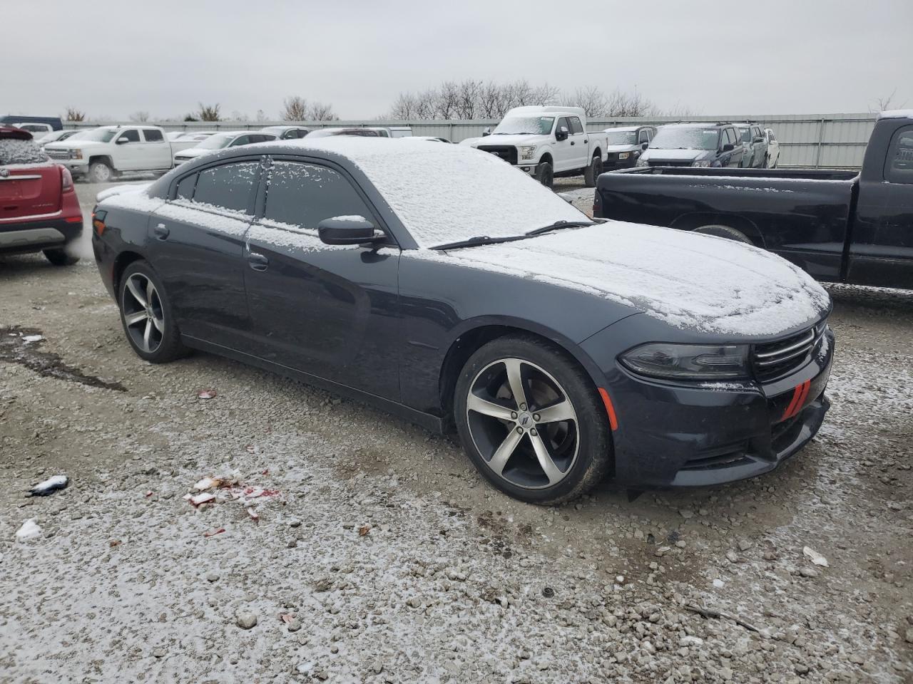 2017 Dodge Charger VIN 2C3CDXBG2HH563809 Copart auction photo, water/flood damage thumbnail 4