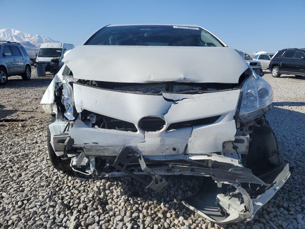 2015 Toyota Prius VIN JTDKN3DU3F0423401 Copart auction photo, front end damage thumbnail 5