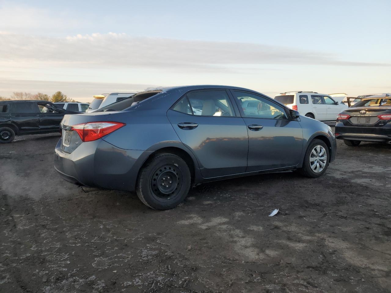 2014 Toyota Corolla VIN 2T1BURHE6EC105060 Copart auction photo, rear end damage thumbnail 3
