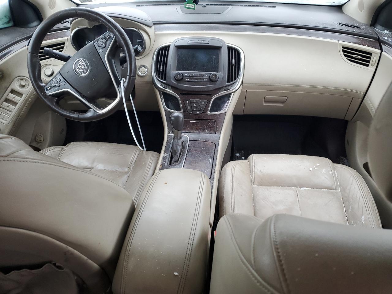 2014 Buick LaCrosse VIN 1G4GC5G37EF203356 Copart auction photo, side / front end damage thumbnail 8
