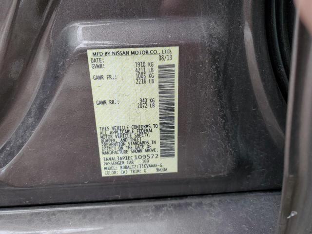 2014 Nissan Altima VIN 1N4AL3AP1EC109572 Copart auction photo, front end damage thumbnail 12
