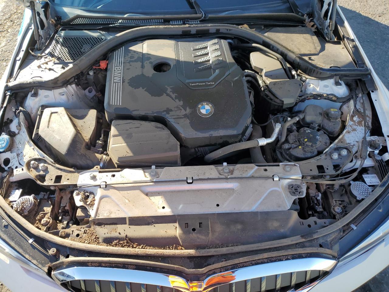 2021 BMW 3er VIN 3MW5R7J03M8C12578 Copart auction photo, rollover damage thumbnail 13