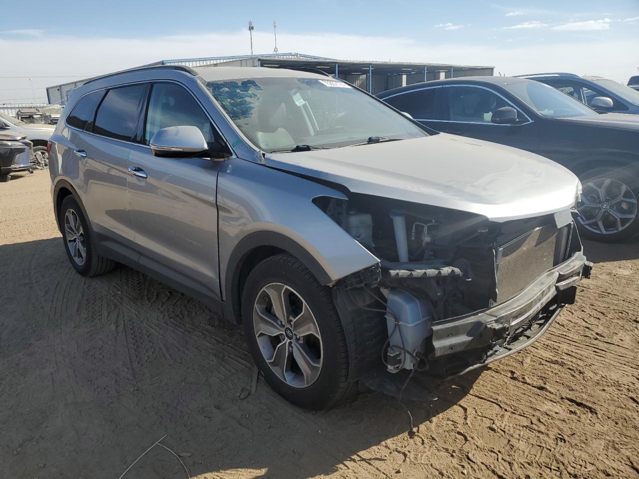2013 Hyundai Santa Fe VIN KM8SNDHF8DU017567 Copart auction photo, front end damage thumbnail 4