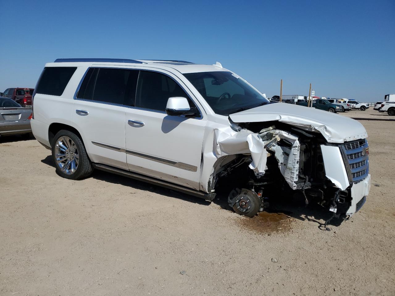 2019 Cadillac Escalade VIN 1GYS4CKJ8KR353700 Copart auction photo, front end damage thumbnail 4